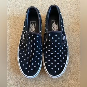 Polka Dot Platform Slip On Vans